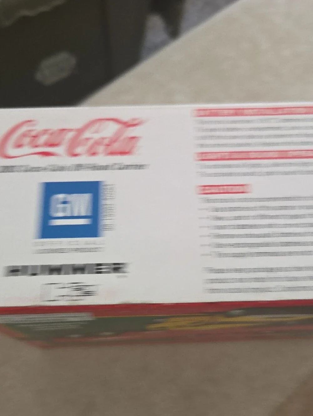 Coca Cola Red Off-Road Carrier Toy Truck Set